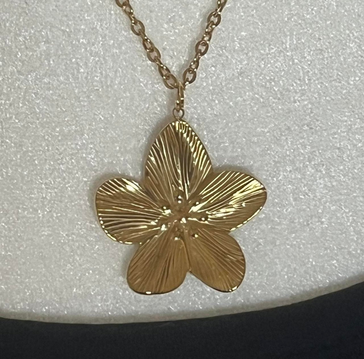 The Hibiscus Flower Pendant Necklace